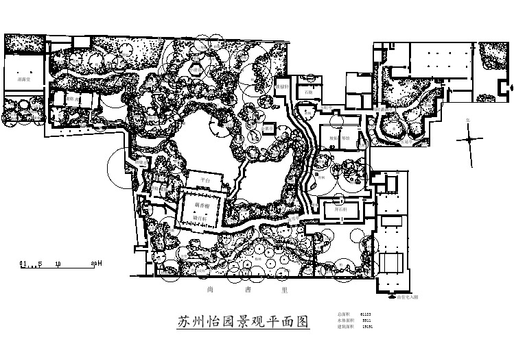 苏州怡园景观平面图