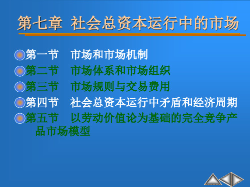 政治经济学教学(上财出版社)mPPT课件