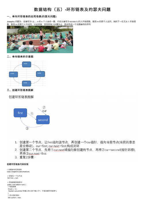 数据结构（五）-环形链表及约瑟夫问题