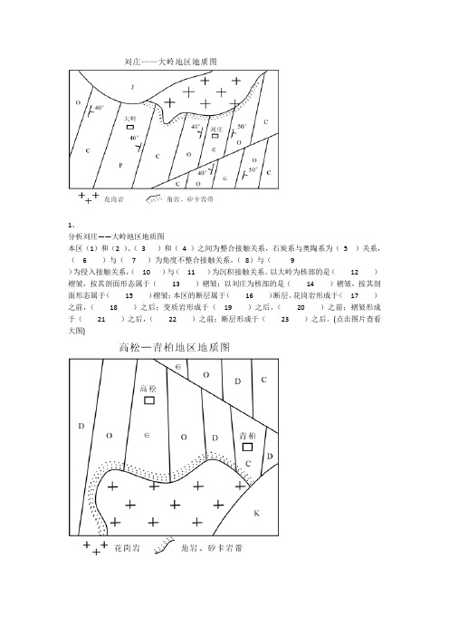 地球科学概论试题集与知识点