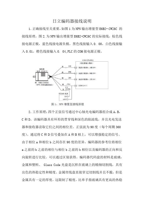 日立编码器接线说明