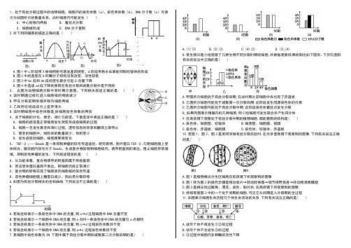 细胞的生命历程试题附答案