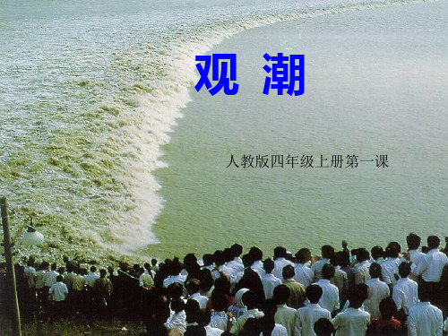人教版四年级上册语文第1课观潮-人教版四上语文第1课观潮(谷风课堂)