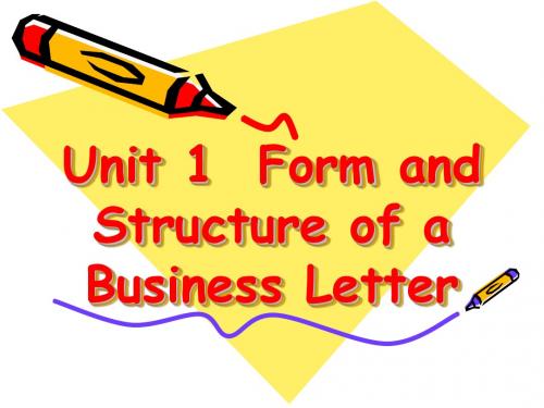 Unit_1__Form and Structure of a biz letter