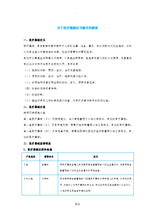 关于医疗器械证书编号的解读(备案凭证、注册证、生产许可证、生产备案凭证、经营许可证、经营备案凭证)