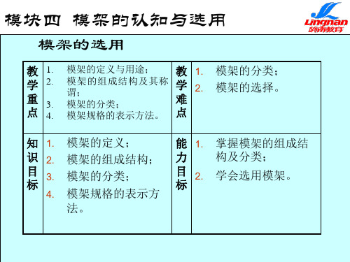 模架的选用