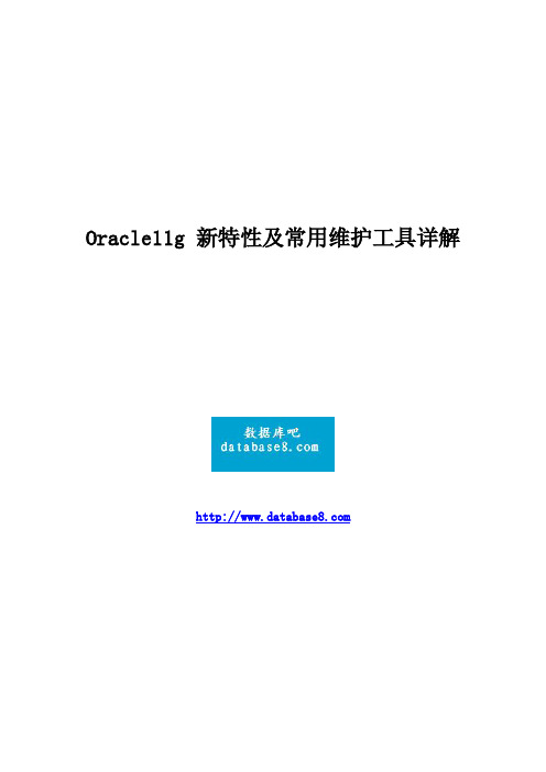 Oracle11g_新特性及常用维护工具详解