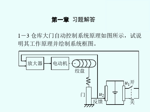 机电控制工程习题答案(机械工业出版社)