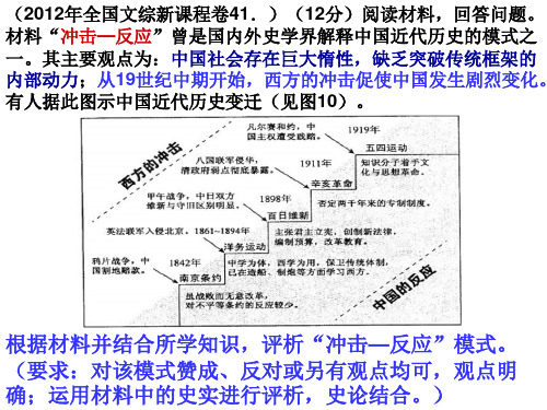 2012年全国新课标卷历史41题解读