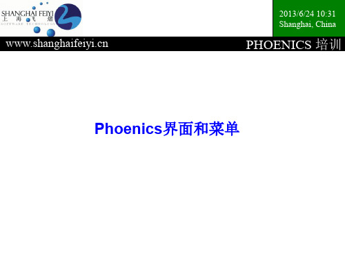 phoenics基本操作中文版(全面)