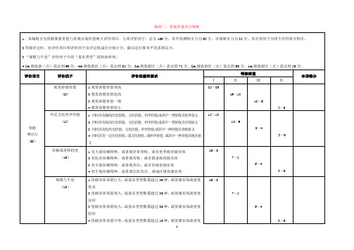 A级景区评定细则二