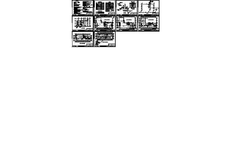 【杭州】某地综合办公楼给排水全套施工设计cad图