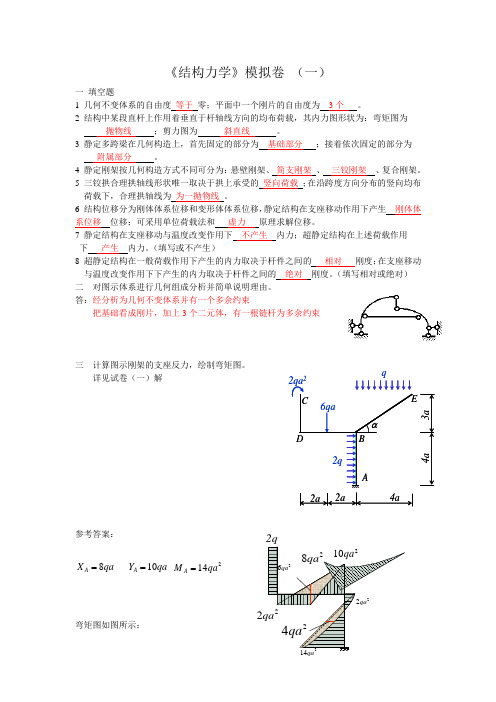 (完整版)结构力学一二三全解