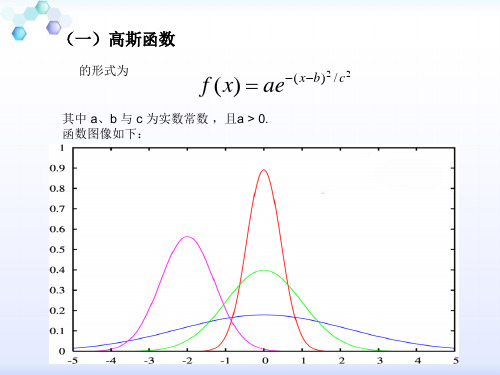 高斯函数.ppt