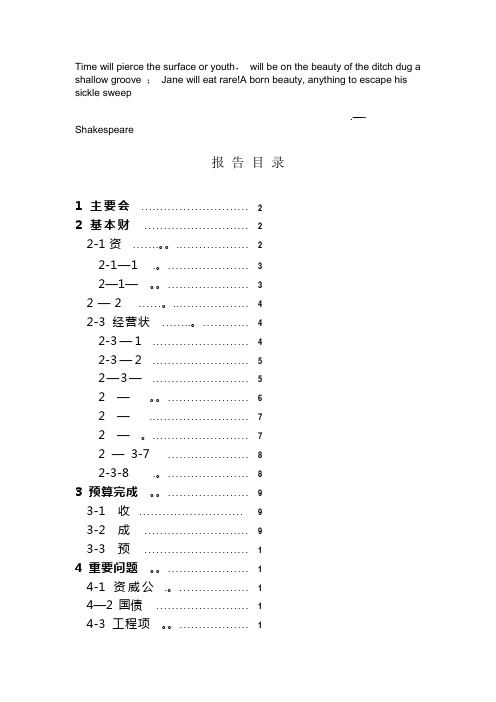 Coamqxn财务分析报告范本