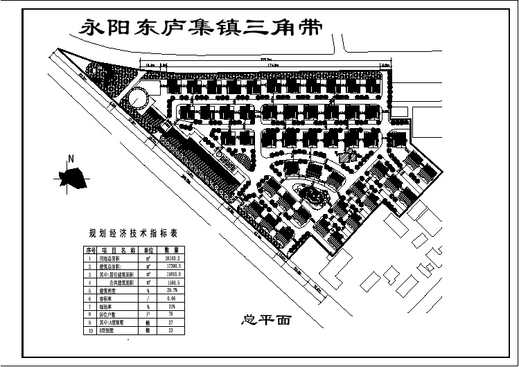 【设计图纸】居住小区规划(精选CAD图例)