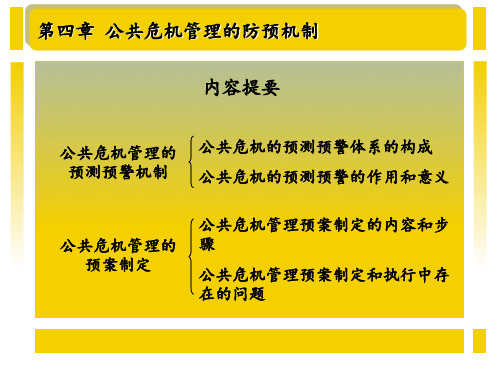 公共危机管理公共危机管理-第四章4.1 内容展示