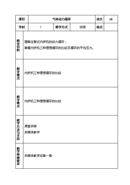 14气体动力循环