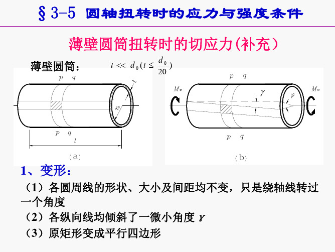 薄壁圆筒扭转时的切应力补充.pdf