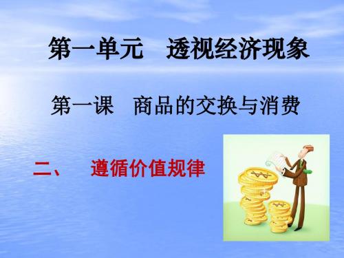 第一课2 遵循价值规律