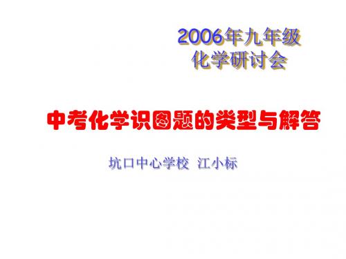 初三化学下学期化学识图题的类型与解答(新201907)