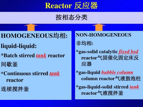 化学反应工程讲稿2009第3章1：釜式反应器BR