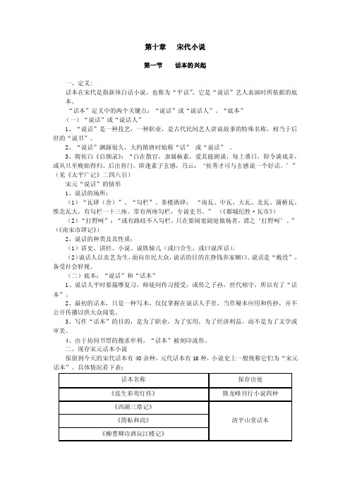 宋代小说——精选推荐