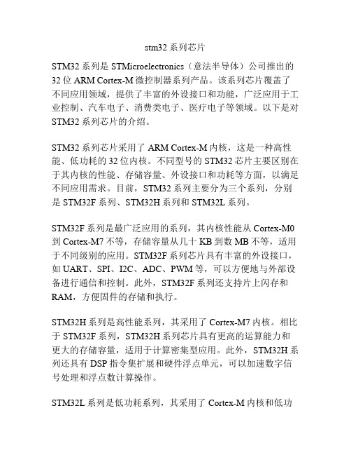 stm32系列芯片