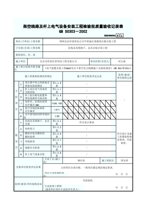 绝缘子及其拉线安装