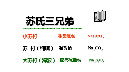 考点3碳酸钠与碳酸氢钠