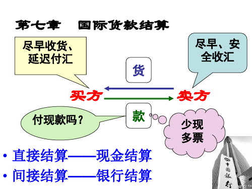 国际贸易实务第七章国际货款结算