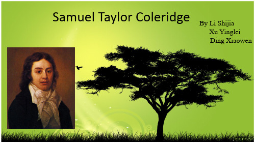 Samuel Taylor Coleridge柯尔律治生平介绍