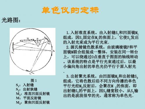 复习-单色仪