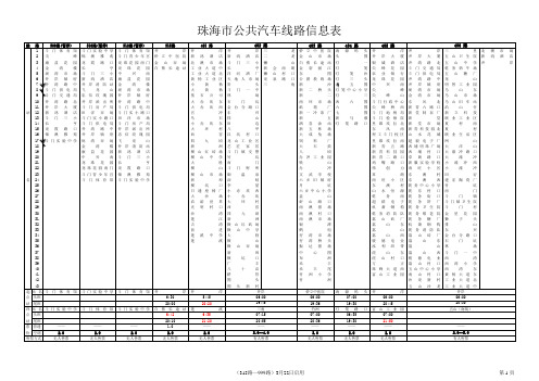 珠海公交车站查询-2