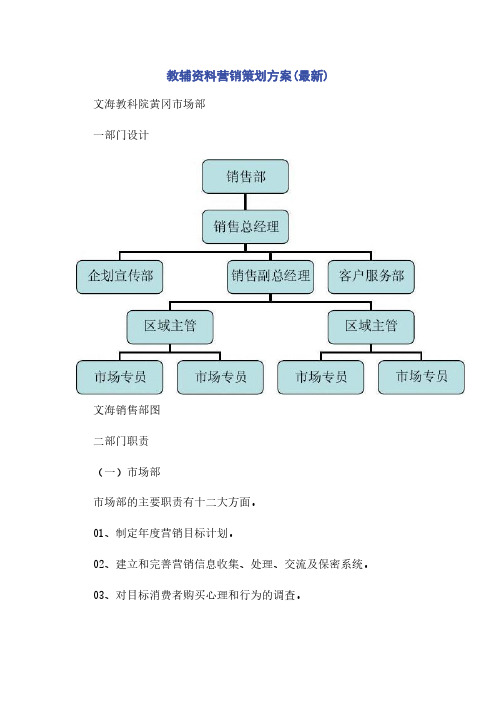 教辅资料营销策划方案(最新)