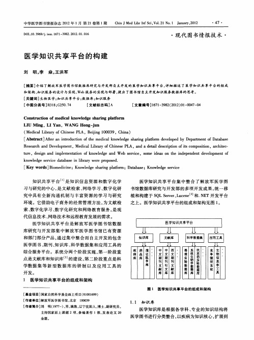 医学知识共享平台的构建