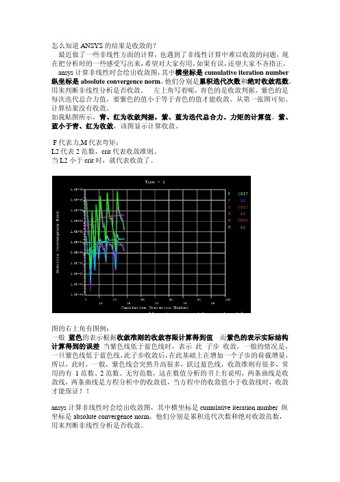 ANSYS计算之后结果不收敛如何分析