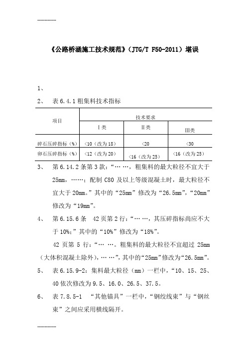 [整理]《公路桥涵施工技术规范》(jtg-tf50-)勘误.