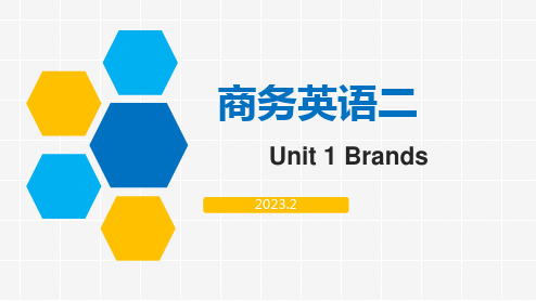 体验商务英语综合教程3 unit 1 brands