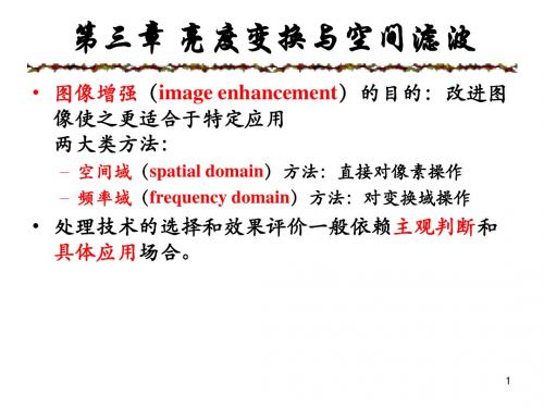 数字图象处理及matlab的实现 ppt 课件 第03章