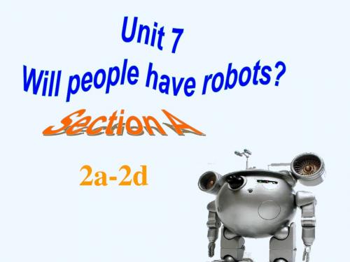 英语人教版八年级上册Unit7 SectionA(2a-2d)