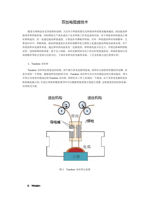 双丝电弧焊技术