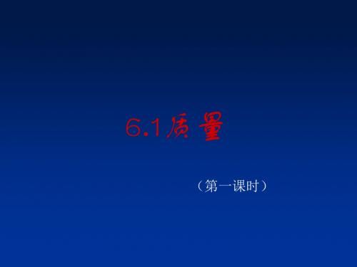 初中物理《质量》(共25张)ppt32