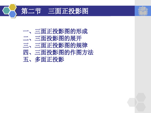 2.2 三面正投影图