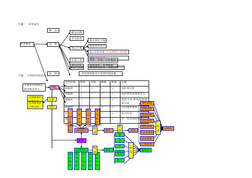 初中生物全部概念图