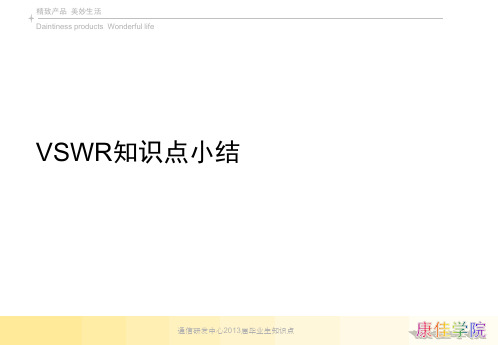 VSWR知识点