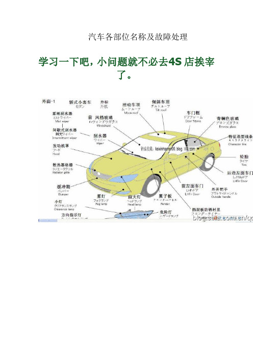 汽车故障处理Microsoft Word 文档