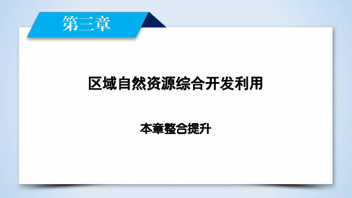 精品人教版地理必修3课件第三章区域自然资源综合开发利用第3章整合提升可编辑