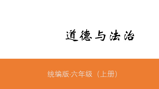 部编版六年级上册道德与法治第二单元课件-3.公民意味着什么(3课时)