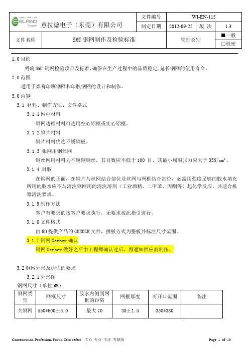 SMT钢网制作及检验标准-ver1.3分解